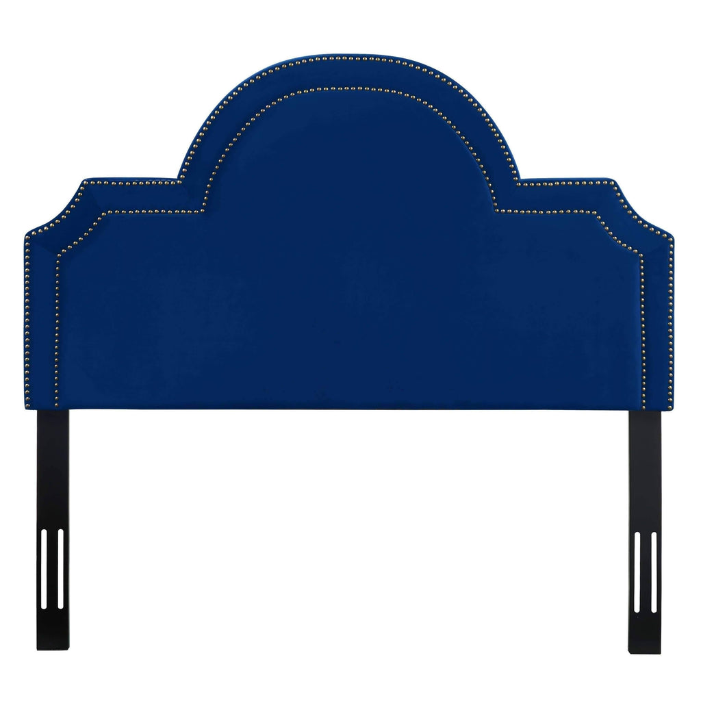 Navy Velvet King Headboard K818671