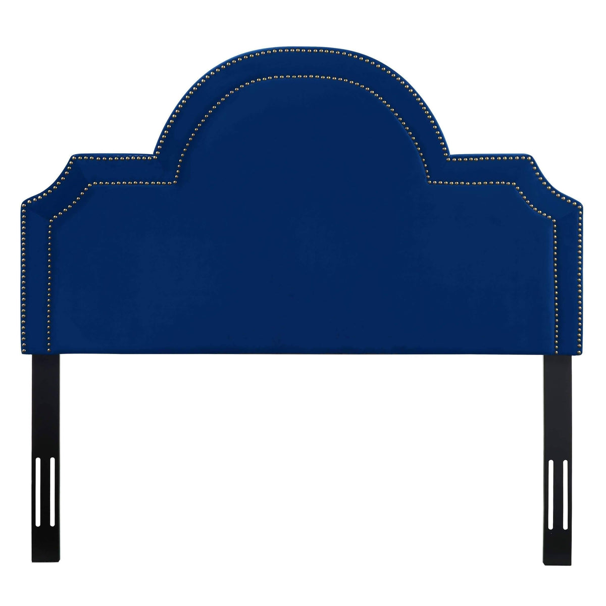 Navy Velvet King Headboard K818671