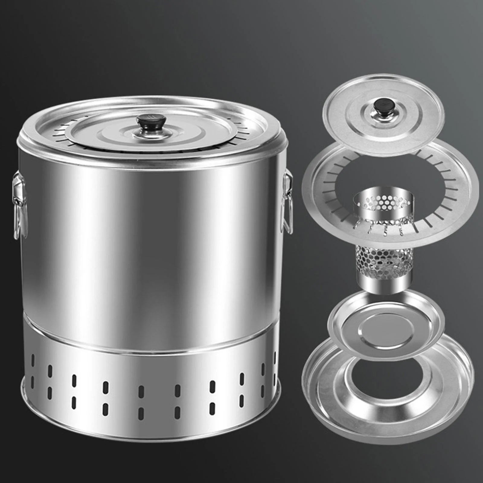 Compact Steel Smokeless Grill U631