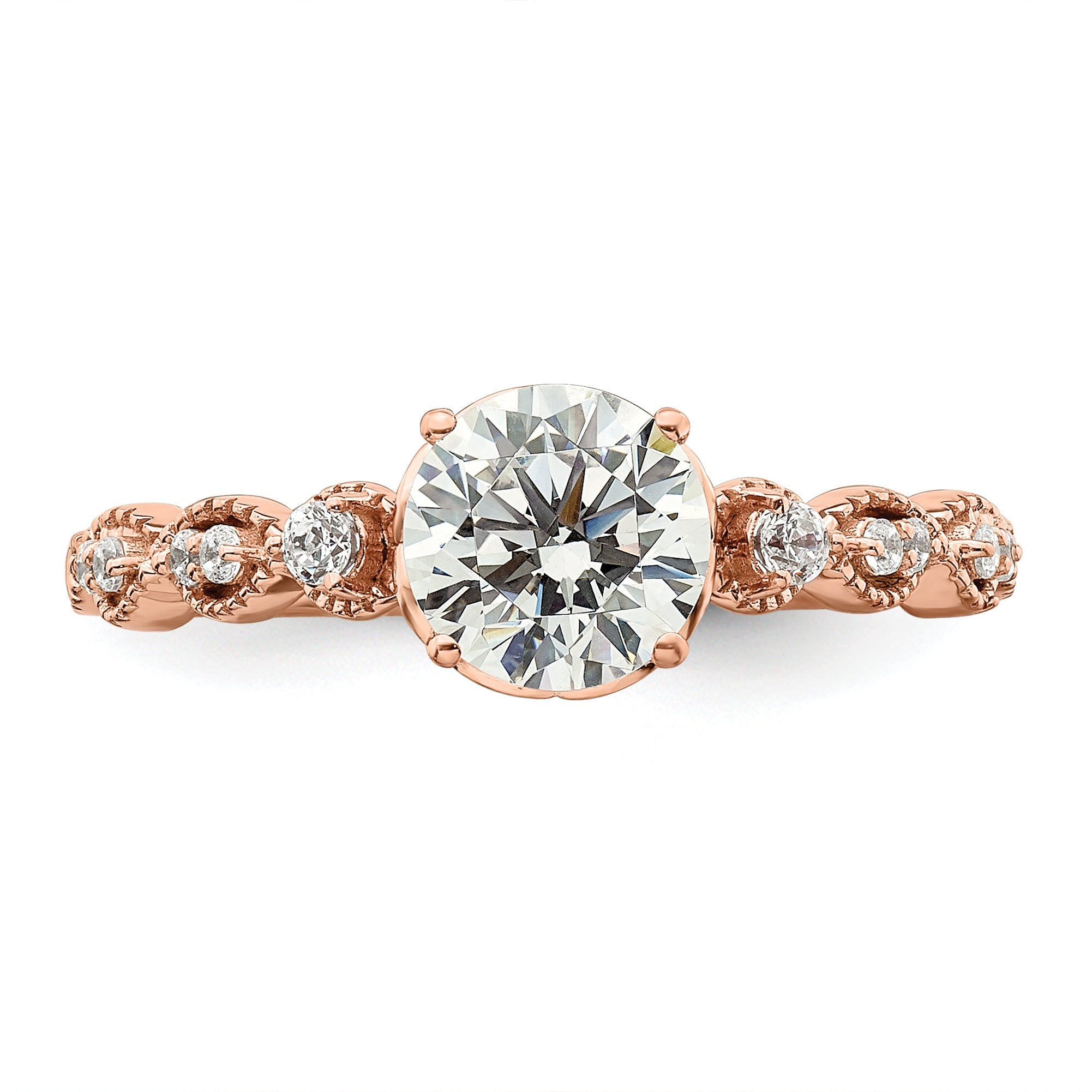 14k Rose Gold Ring P40431
