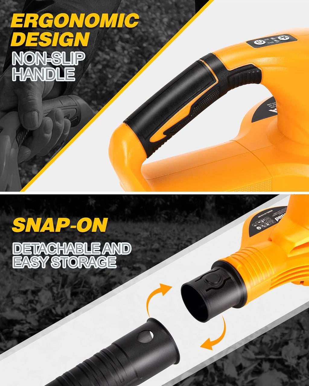 Cordless Handheld Leaf Blower, 20V 130MPH, 2.0Ah Battery and Charger, Pack of 2 I171514