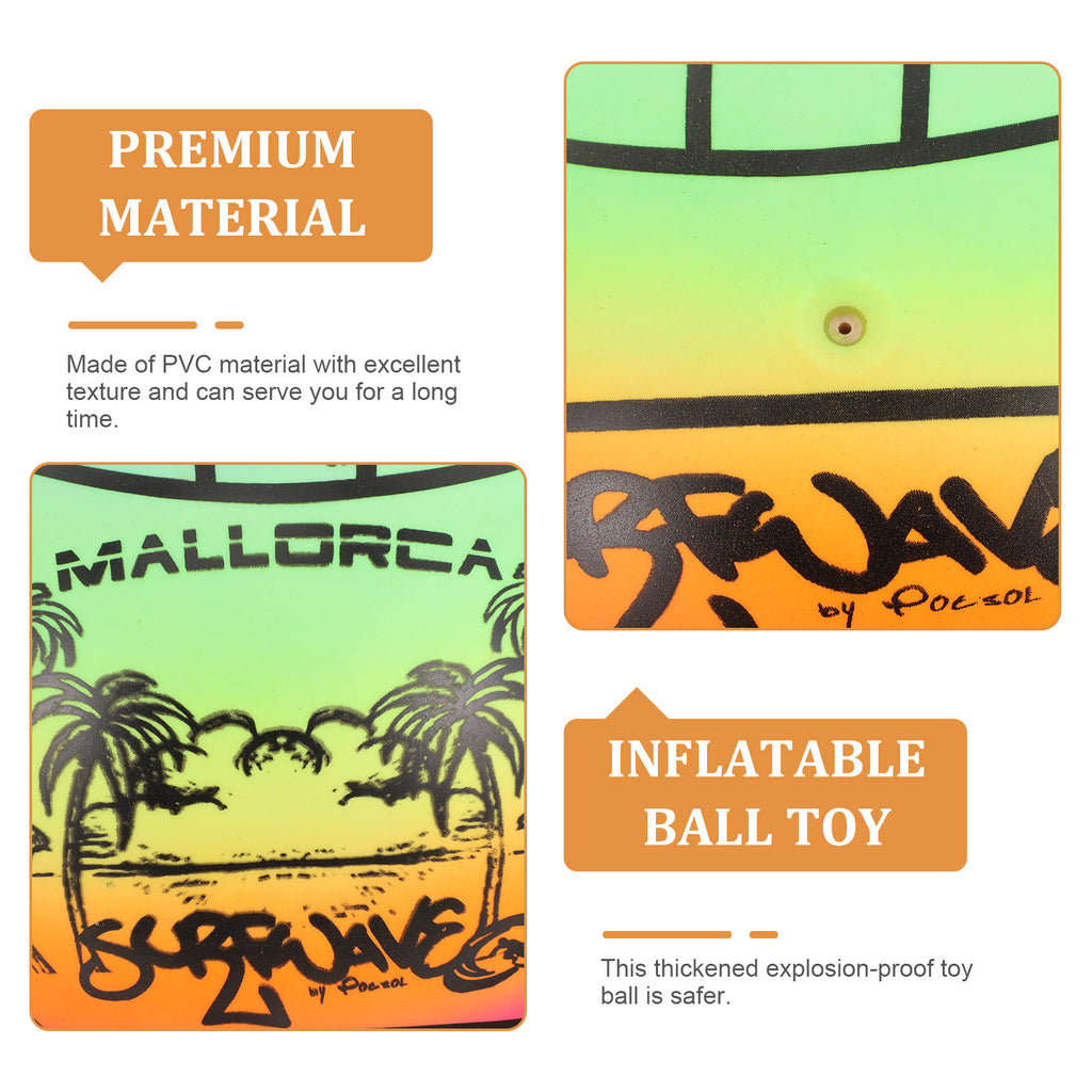 Inflatable Rainbow Balls Outdoor Game Ball U631960
