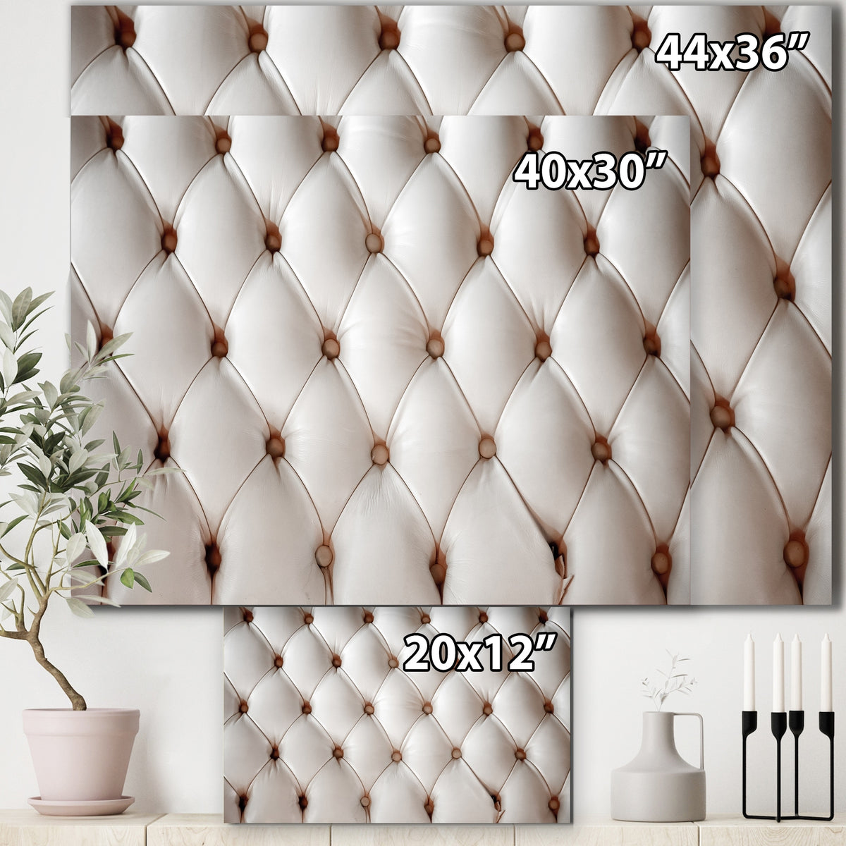 Multi-color 44 in. wide x 34 in. high Canvas Artwork Print O26122