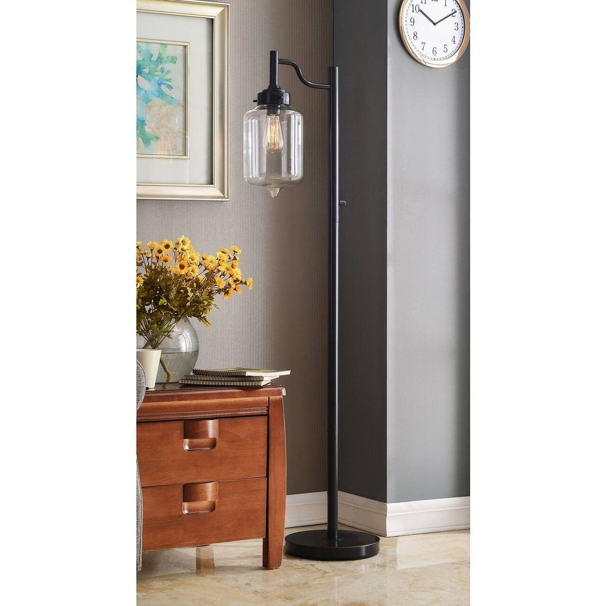 Black Floor Lamp F109