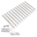 White Finish 12 Panels 12 inch LED Dimmable Under Cabinet Lighting Kit T847332