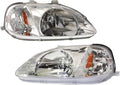 Headlight Assembly Unit Pair for Honda Civic 1999 2000 K984
