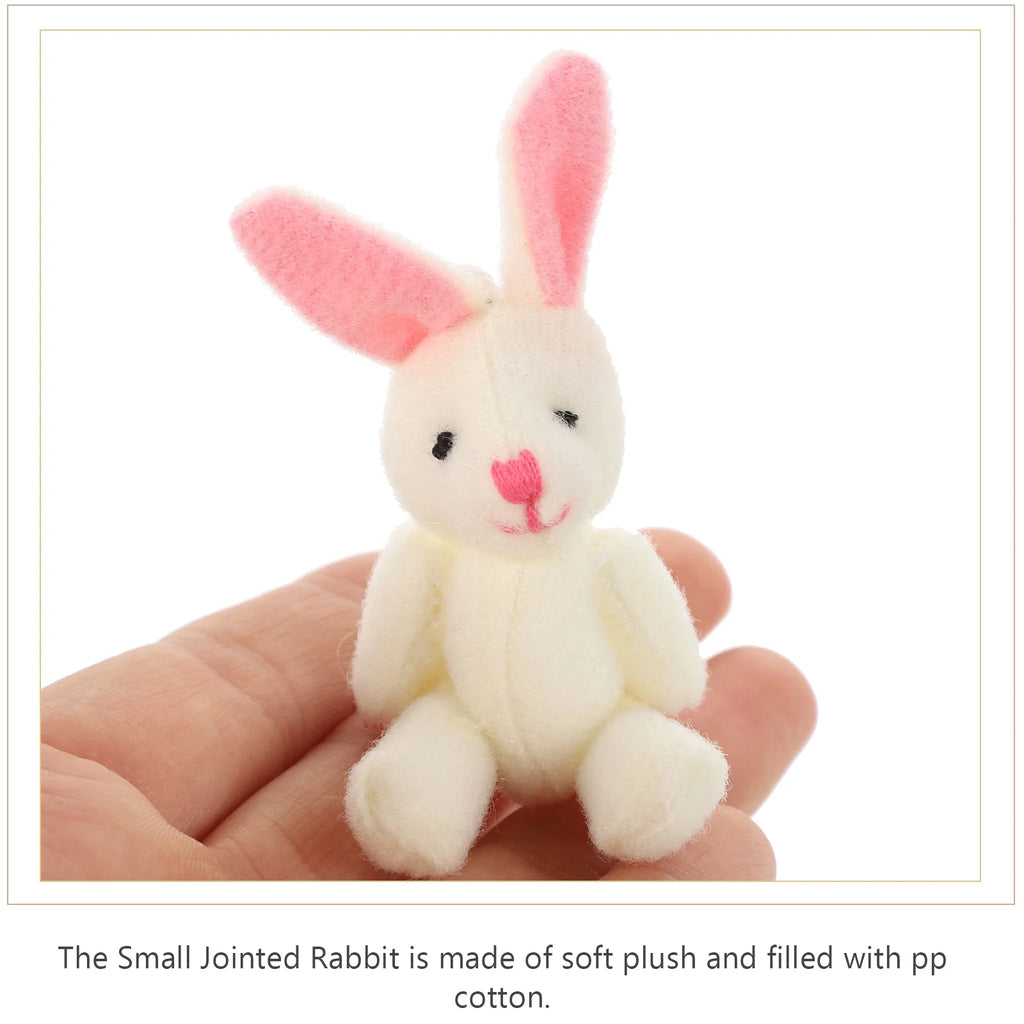 60 Pcs Mini Plush Bunny Stuffed Animal Toys T70790