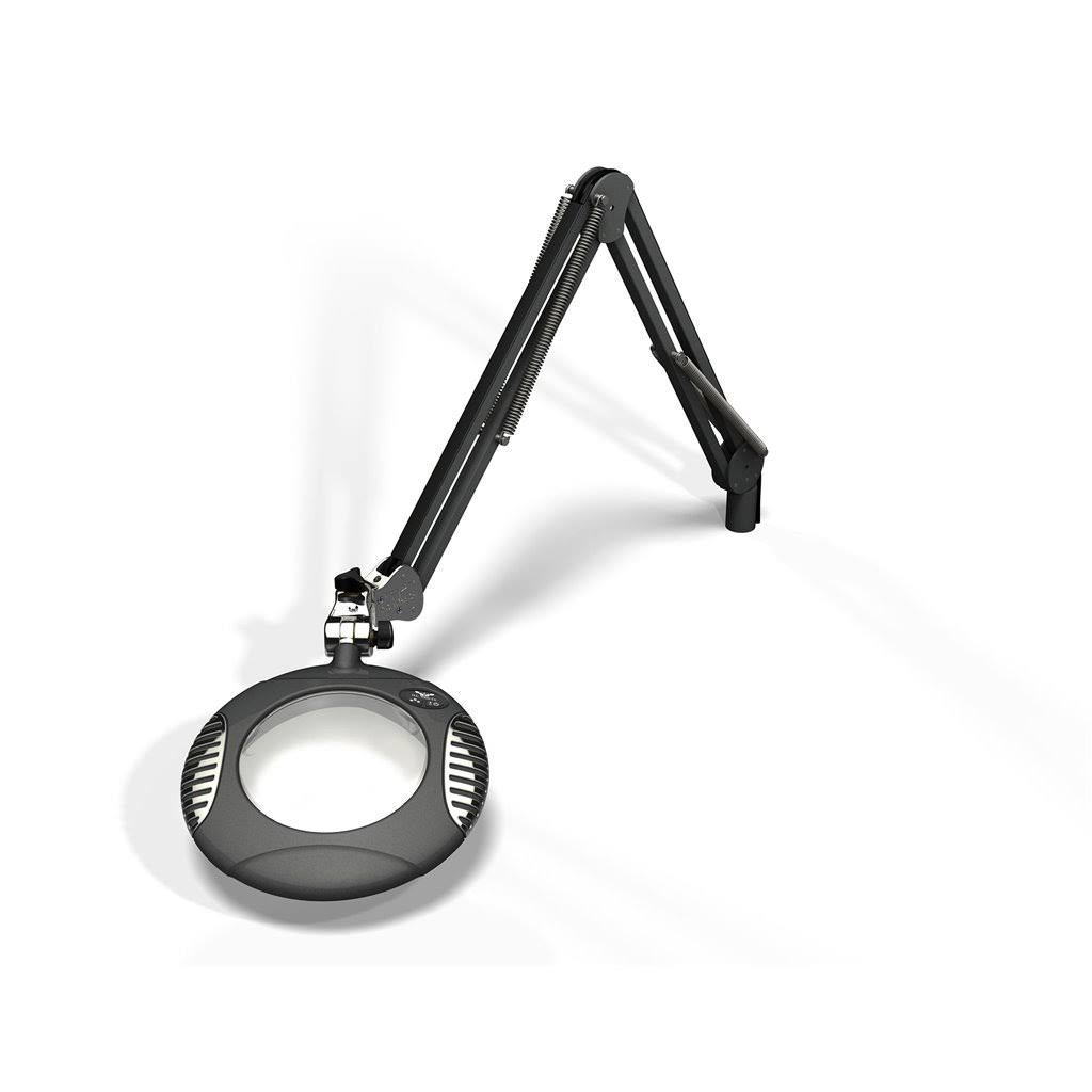 Charcoal LED Magnifier with 43x22 Arm W915