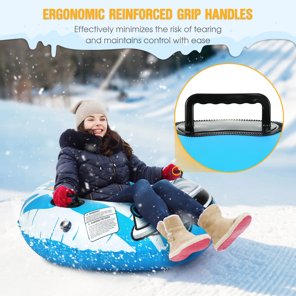 Snow Tube Inflatable PVC 47 Inch Snow Sled L521