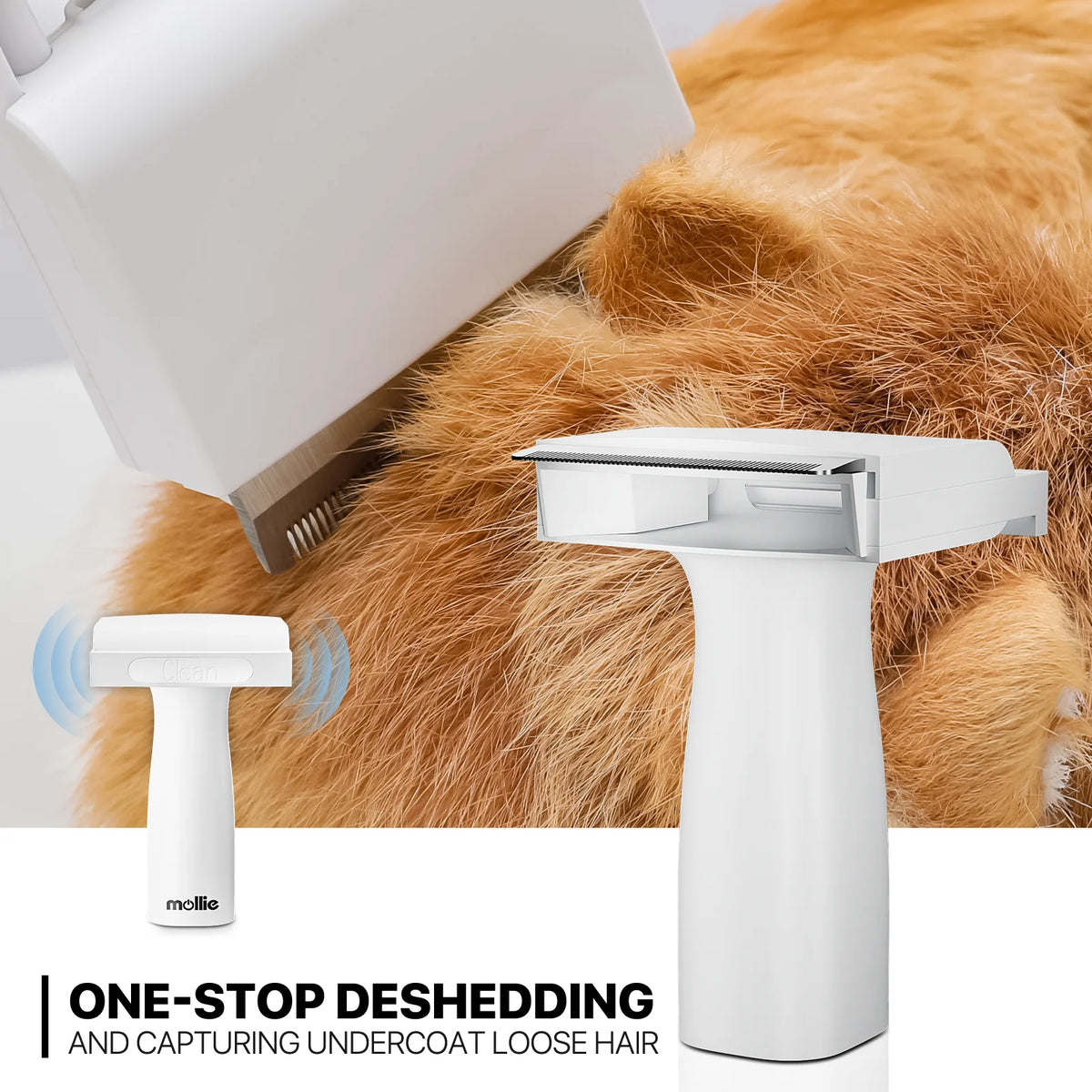 Blue 3-in-1 Pet Grooming Vacuum Kit with 6 Grooming Tools T60395