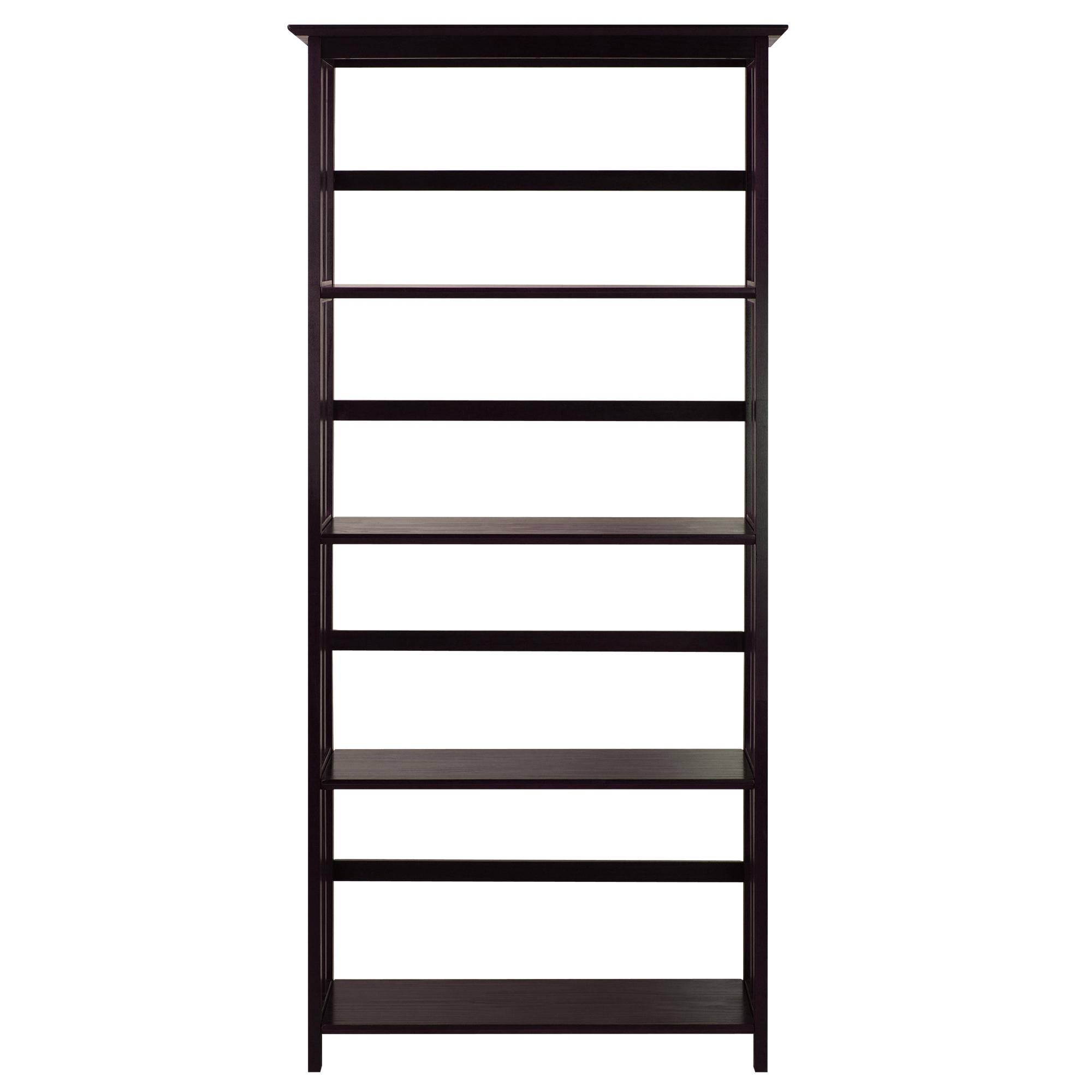 Espresso 5-Shelf Bookcase M7772