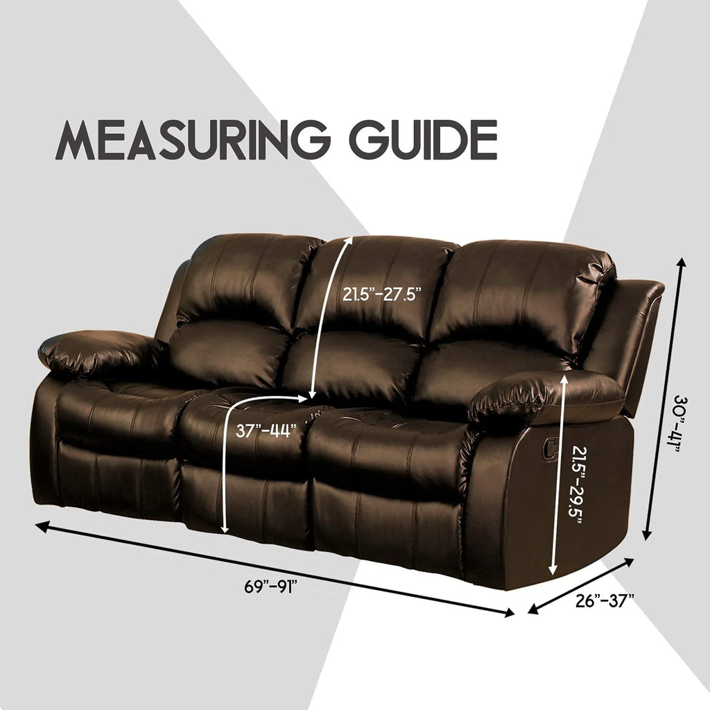 Velvet Sofa Cover 3-Seater Set of 8 A1050