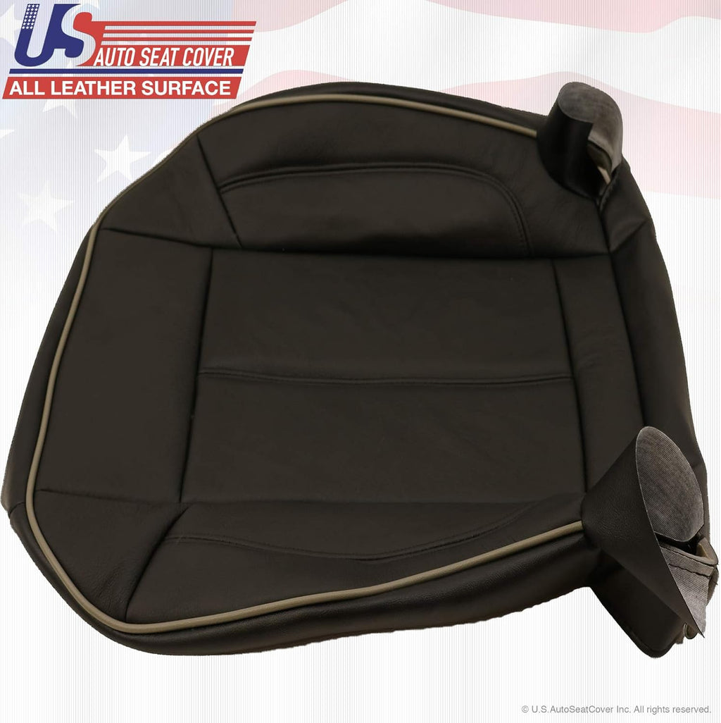 Black Leather Seat Cover P4848