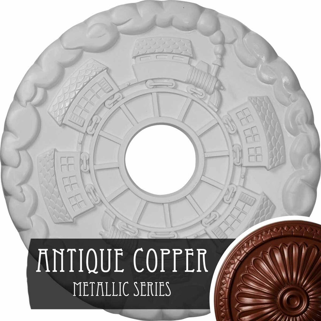 18 1/2x22OD x 3 7/8x22ID x 1x22P Ceiling Medallion F181163