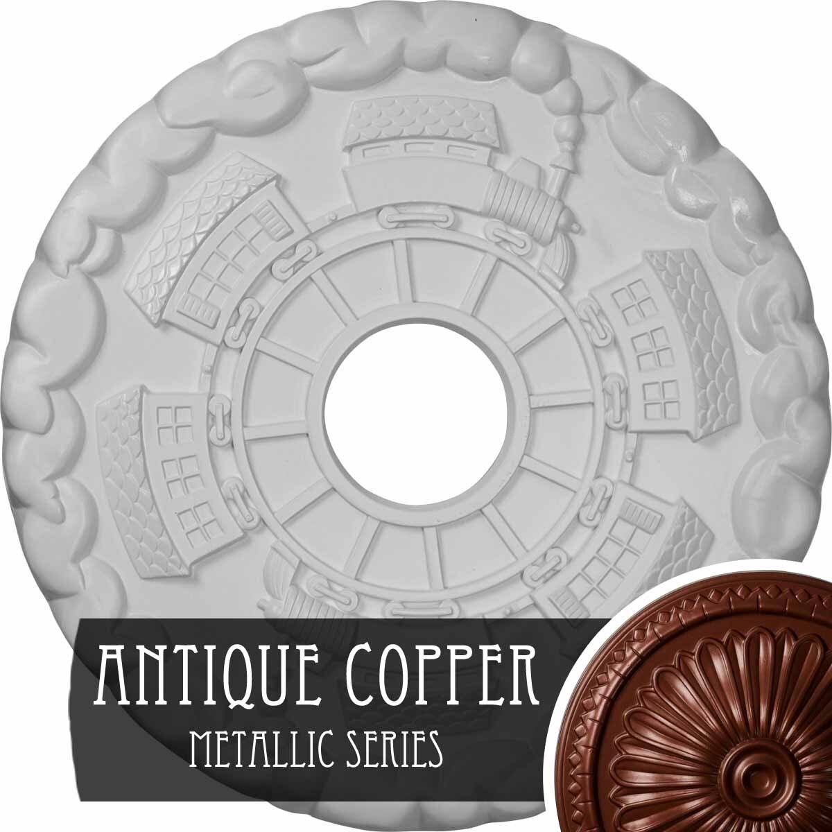 18 1/2x22OD x 3 7/8x22ID x 1x22P Ceiling Medallion F181163