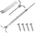 12 Pairs Stainless Steel Adjustable Angle 1/8 Wire Rope Cable Railing Hardware Kit Pack of 2 K3052