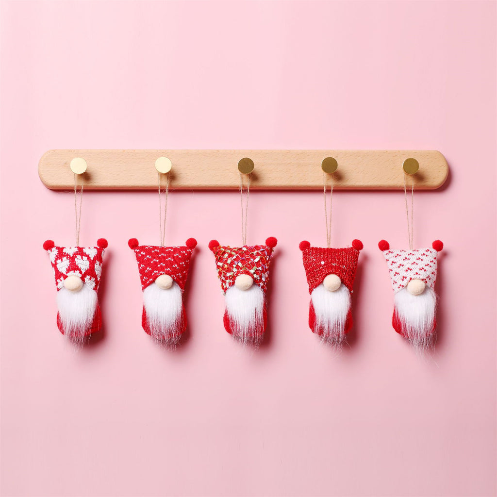 10PCS Valentine's Day Gnome Decor Plush Ornaments L738