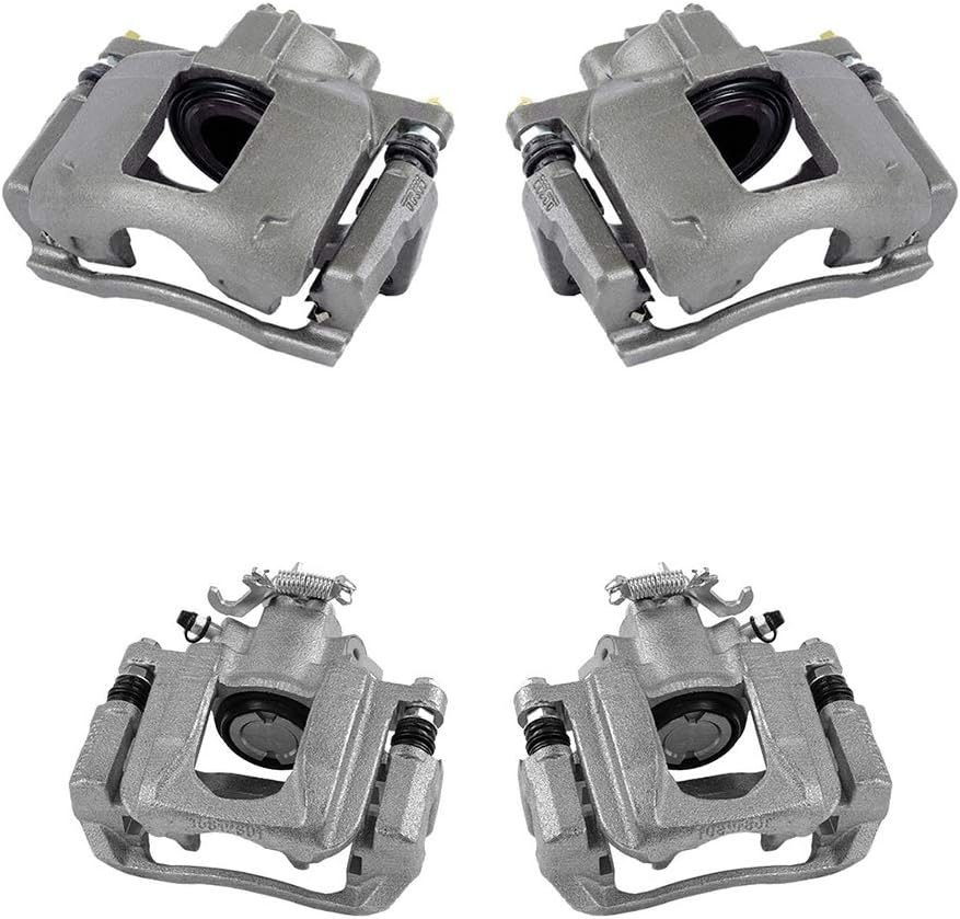 Front + Rear 4 Semi-Loaded Caliper Assembly Set Kit Z9472