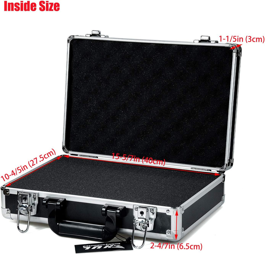 18in Two-Tone Aluminum Case with Pluck Foam Interior B9470