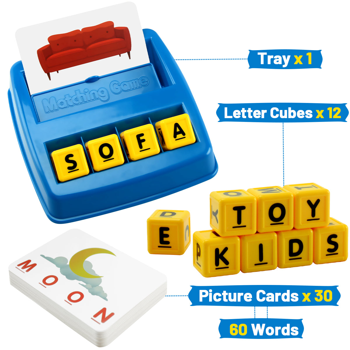 Matching Letter Spelling Games ABC Learning Toys for Kids Y424