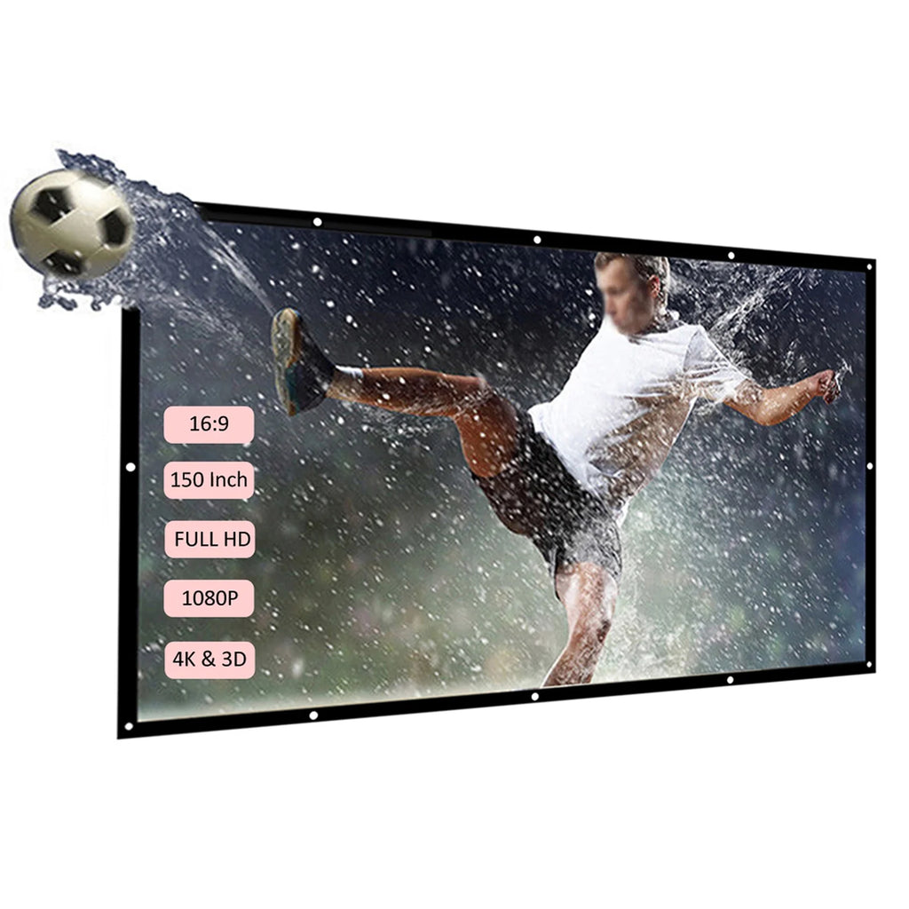 150 Inch 16 9 White Projector Screen W94927