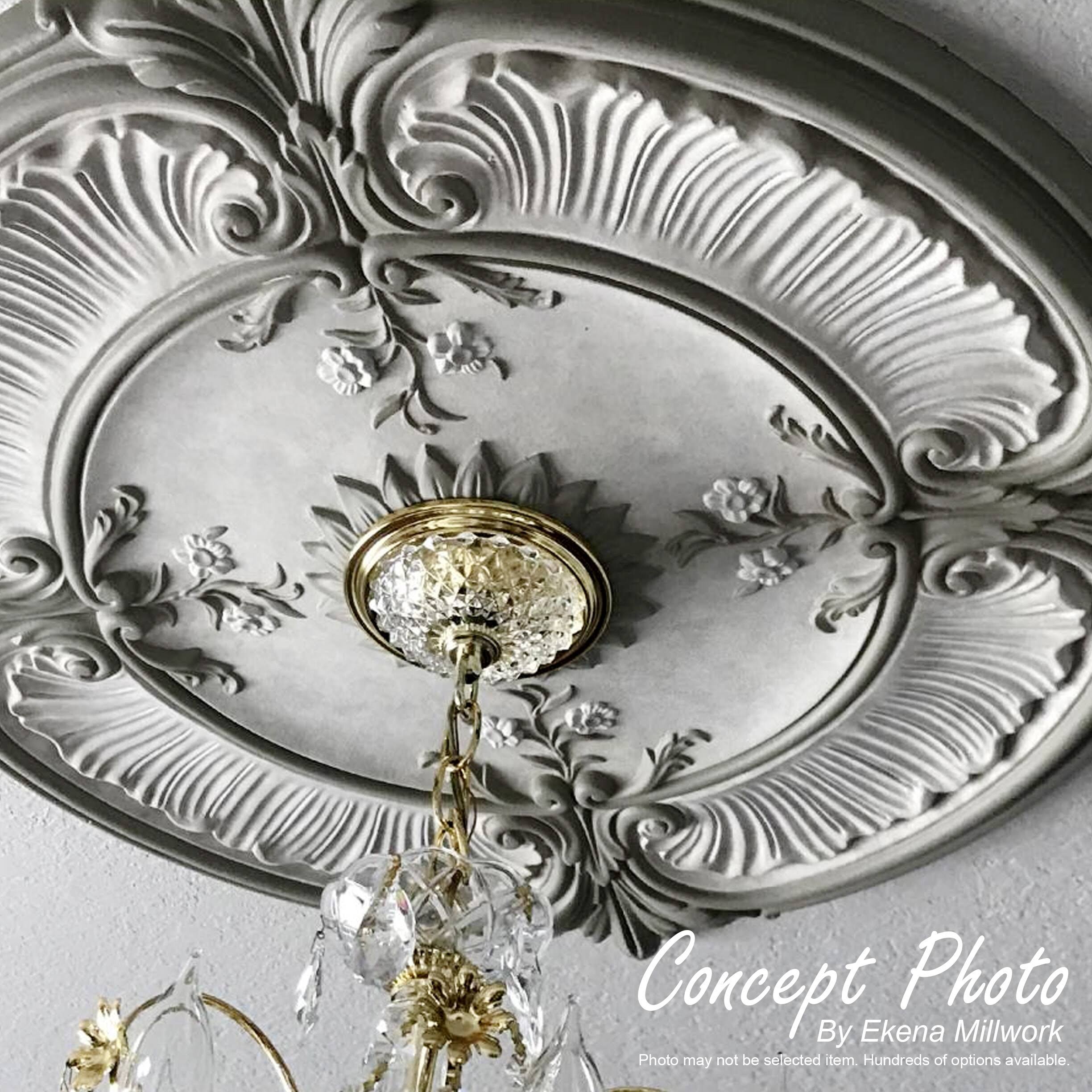 18 1/2x22OD x 3 7/8x22ID x 1x22P Ceiling Medallion F181163
