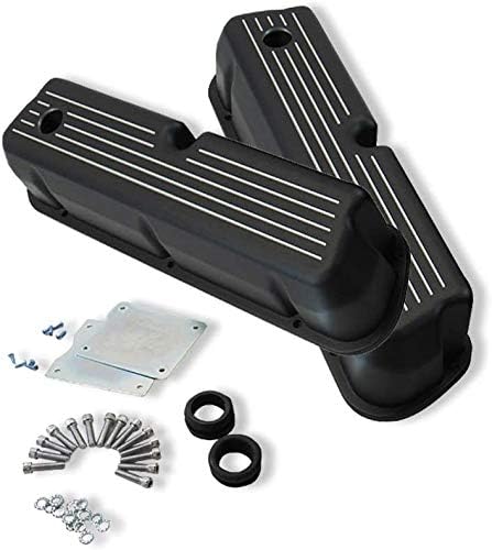 Black Aluminum Valve Covers for SBF J207039