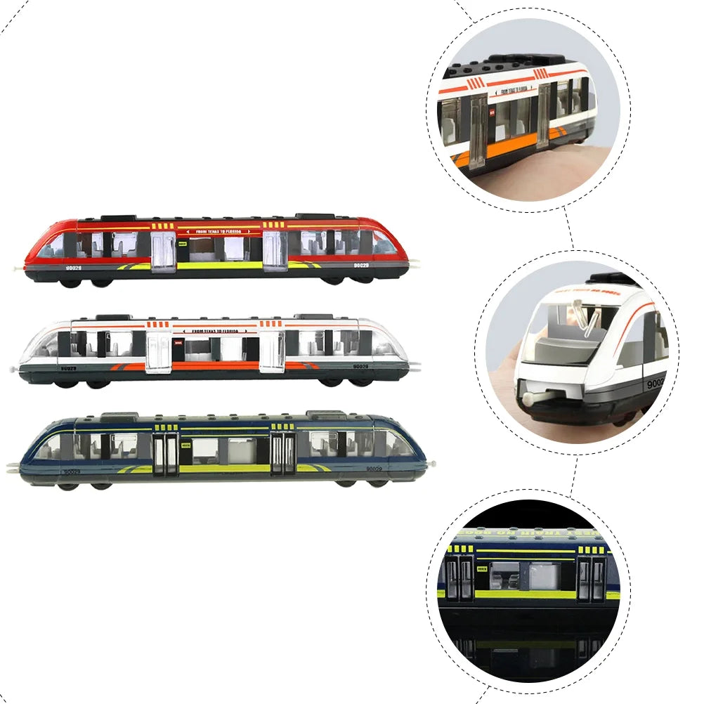 3pcs Simulation Electric Train Toy T5436
