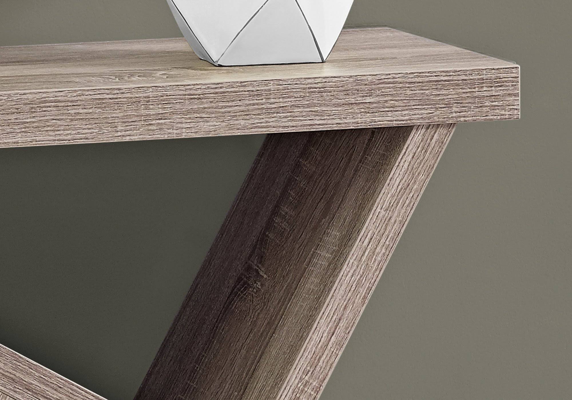 Dark Taupe Hall Console Table O162