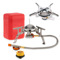 Camping Foldable Gas Set with Gas Conversion Head Adapter J18210