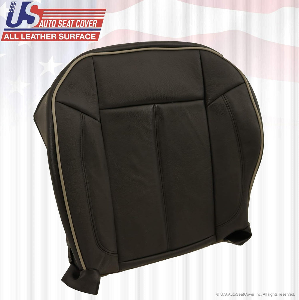Black Leather Seat Cover P4848