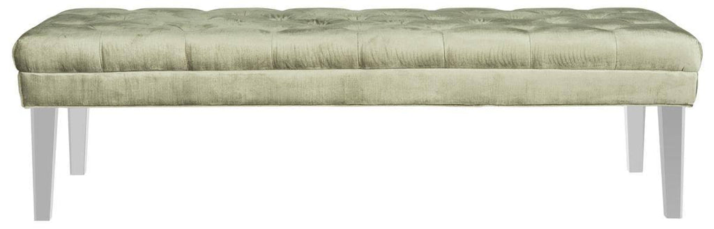 Cyan Tufted Bench R7167