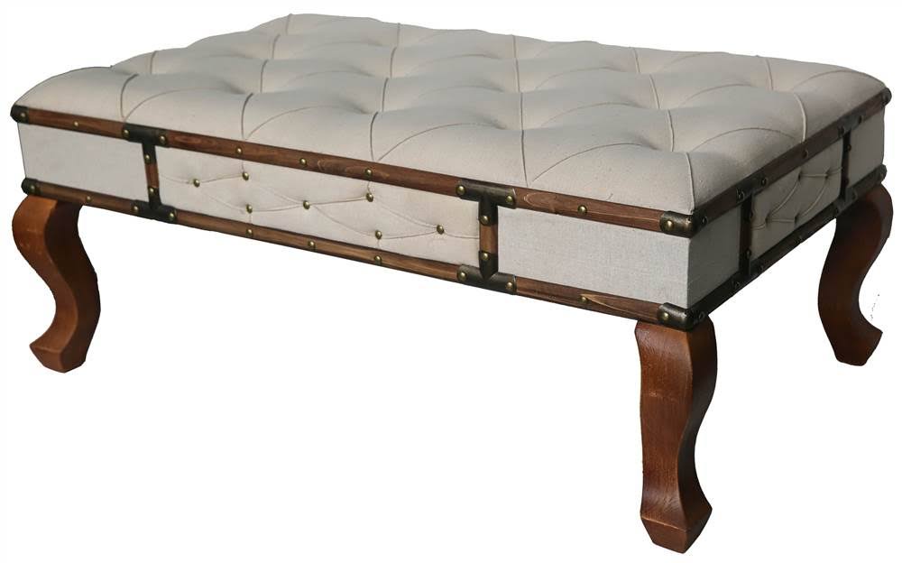 Rectangular Tufted Bench H570