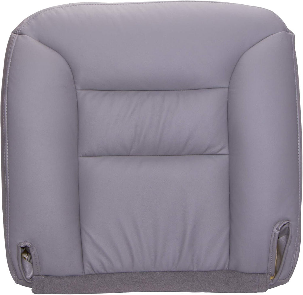 Passenger Bucket Seat Bottom Leather Replacement Cover, Medium Neutral Tan, Pack of 2 K15055
