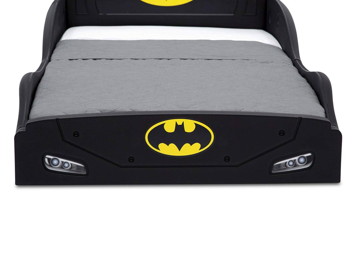 Batman Batmobile Car Sleep and Play Toddler Bed with Attached Guardrails O2740