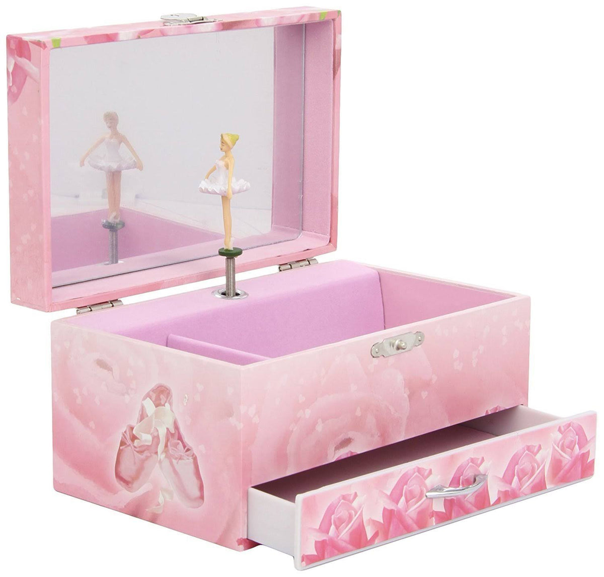 Pink Ballerina Musical Jewellery Box J98484