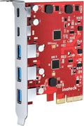 PCIe to USB 3.2 Gen 2 Card, 3 USB Type-A and 2 USB Type-C Ports, Pack of 2 C694