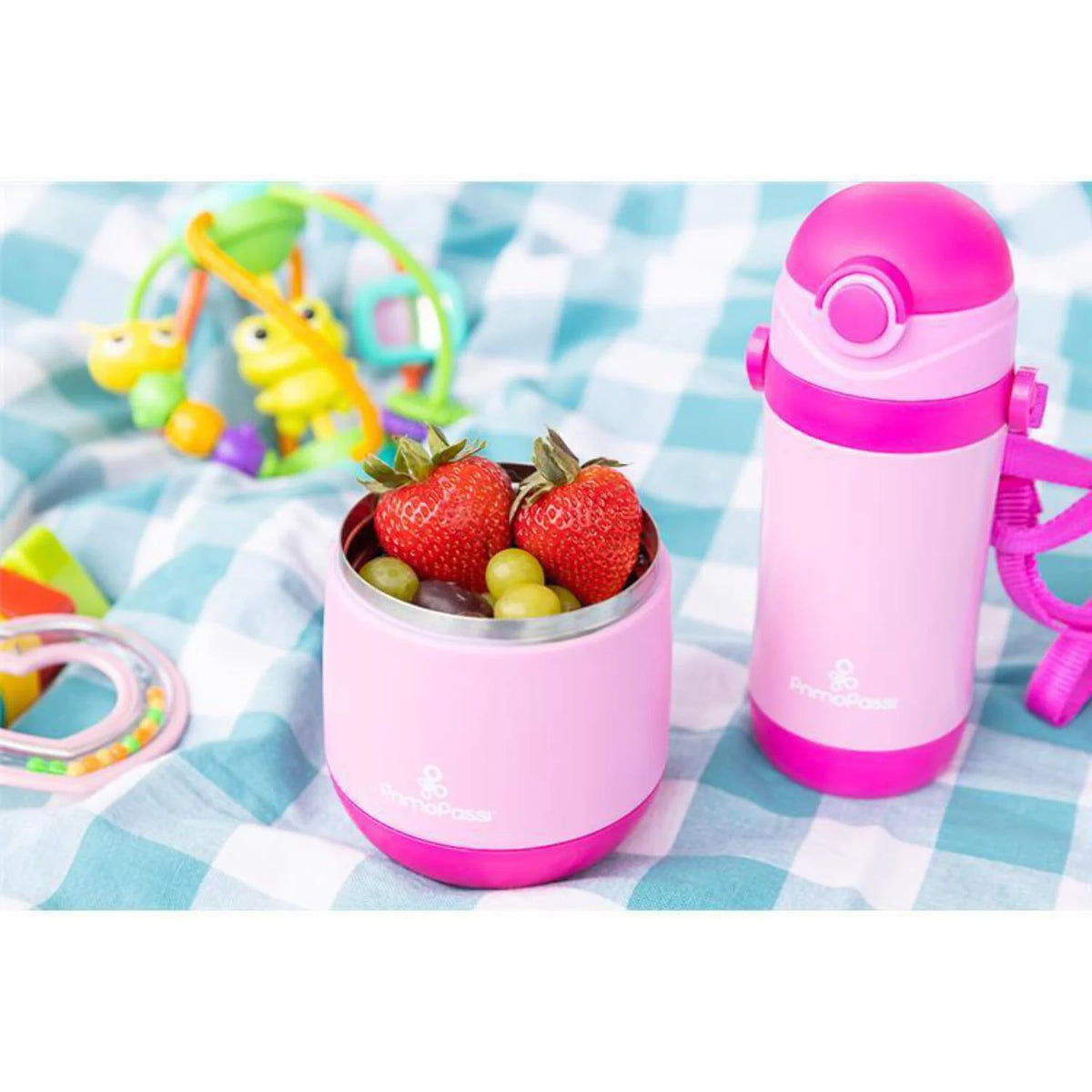 Insulated Straw Bottle 12oz/360ml Pink G21940