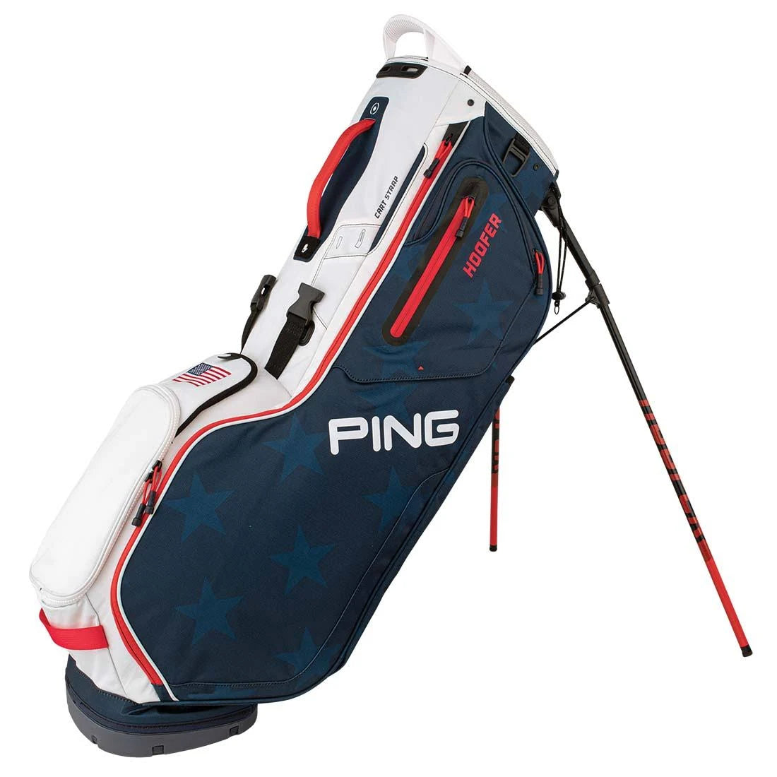 Navy White Red Stand Bag U254522