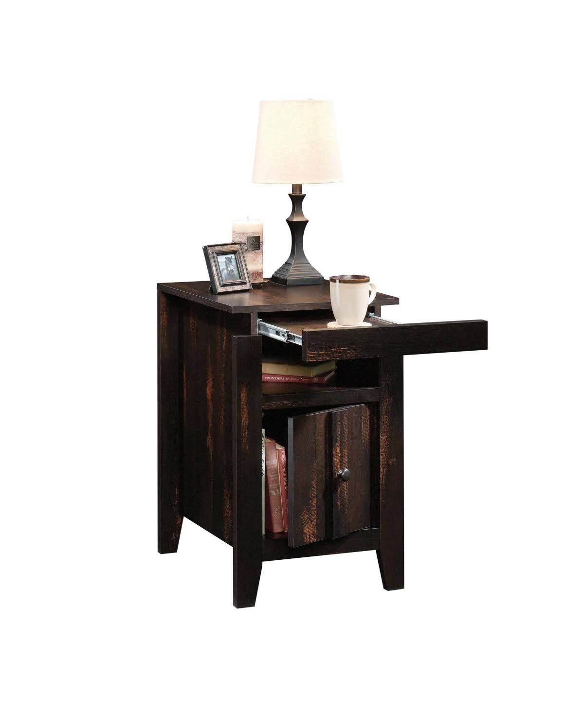 Char Pine End Table N94536
