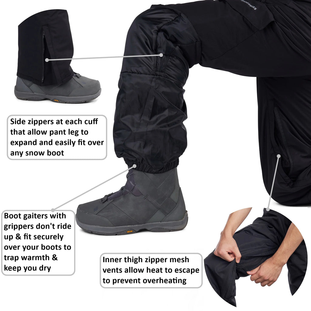 Waterproof Insulated Snow Bib Overalls A6030