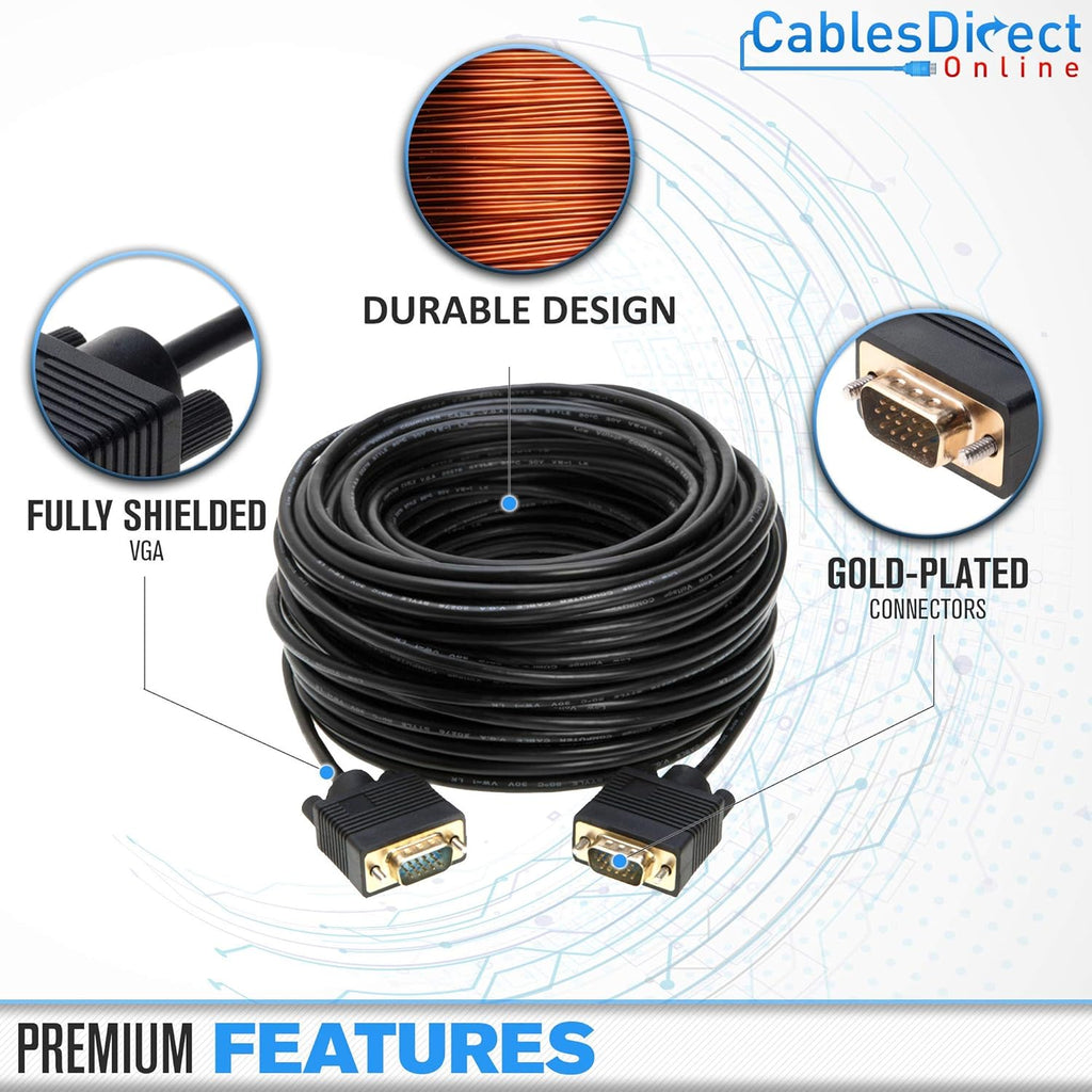 6FT SVGA + Audio Monitor Cable, Male to Male G413