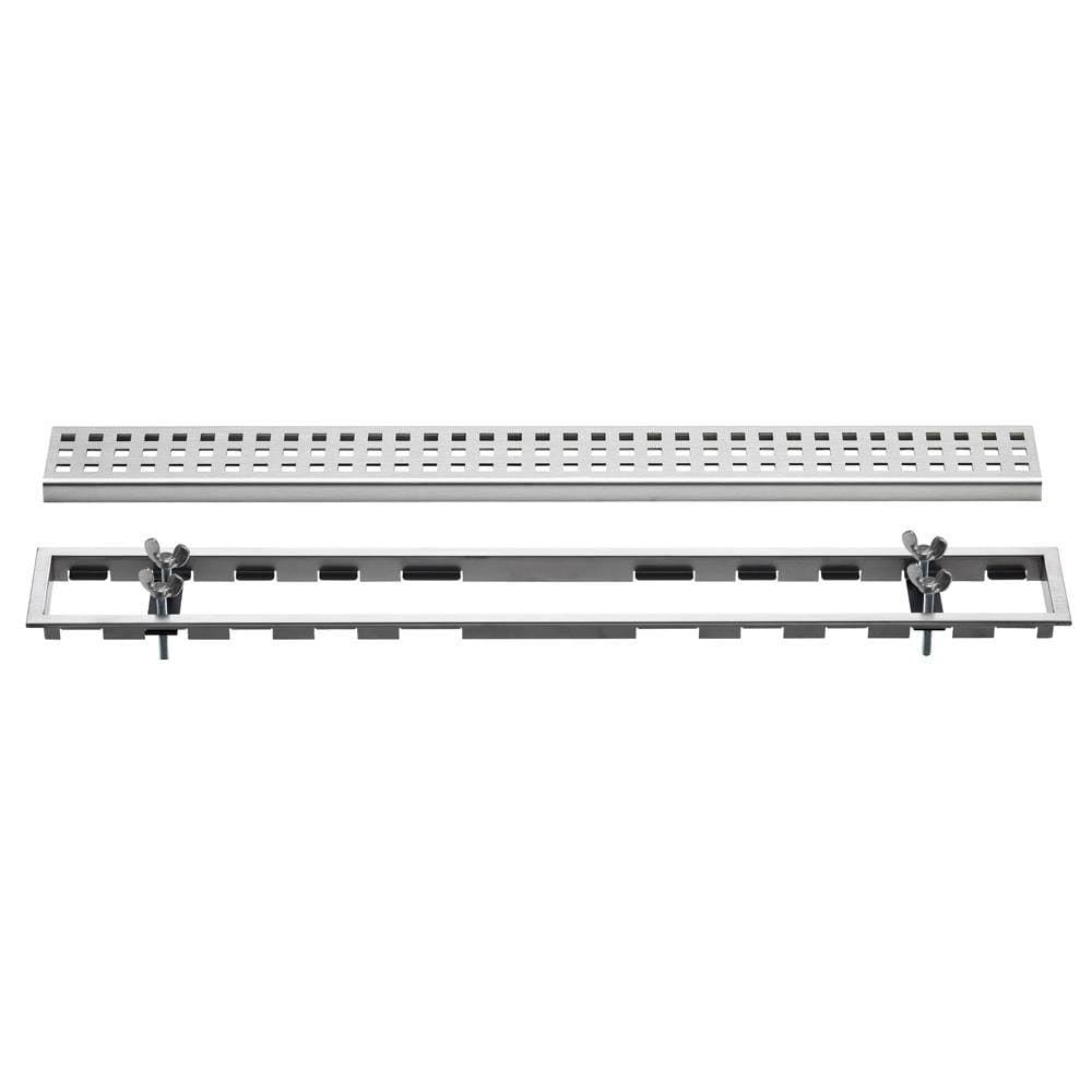 Brushed Stainless Steel Shower Drain Y5161