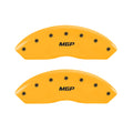 Yellow Front Set Brake Caliper Covers M5246