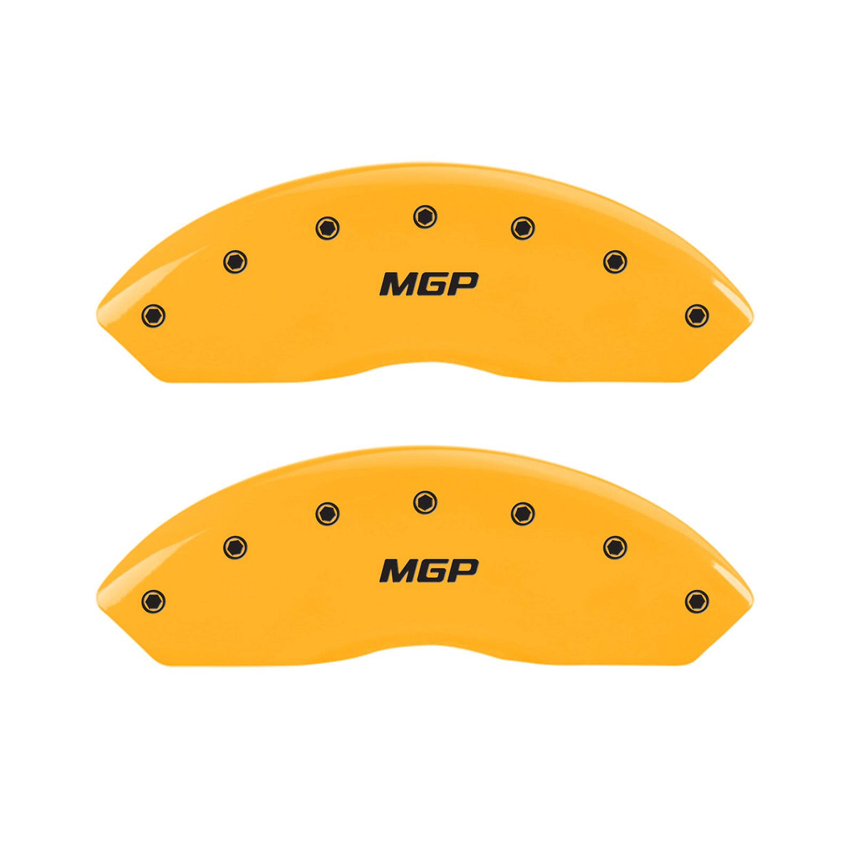 Yellow Front Set Brake Caliper Covers M5246