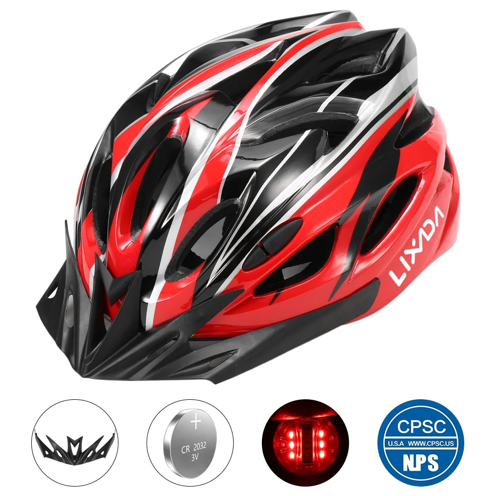 Lightweight Mountain Road Bike Cycling Helmet with Visor W24010
