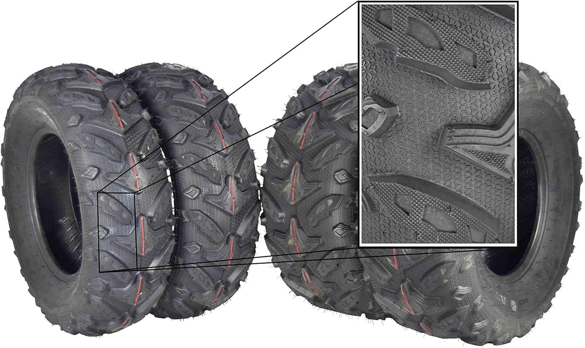 ATV Dual Compound Tread Tires Four Pack H6840