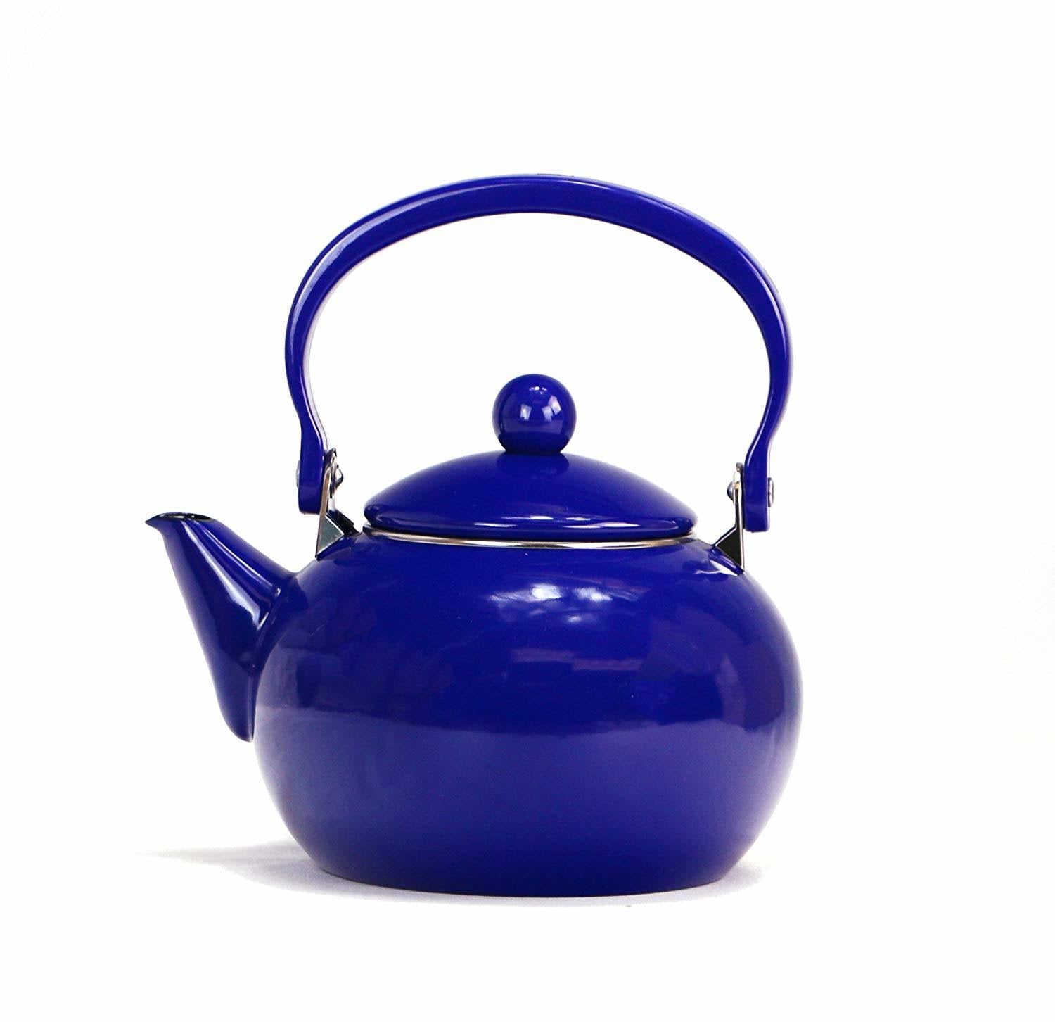 2 Quart Indigo Teakettle K664