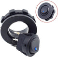 Green LED Round Rocker Toggle Switch SPST On-Off E652