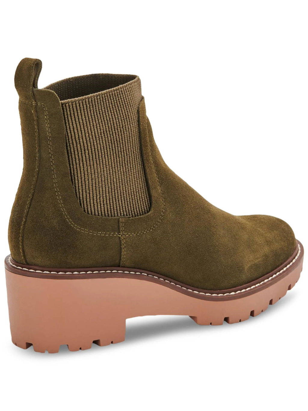 Green Chelsea Water Resistant Slip Resistant Wedge Leather Booties 7 M D5009